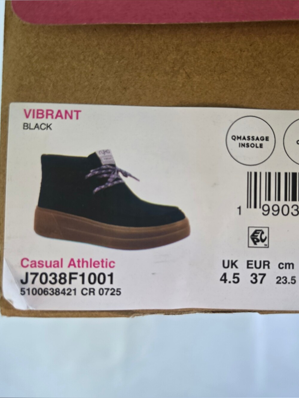 Ryka Vibrant Women’s Black Platform Shoes Size 7 Wide New in Box